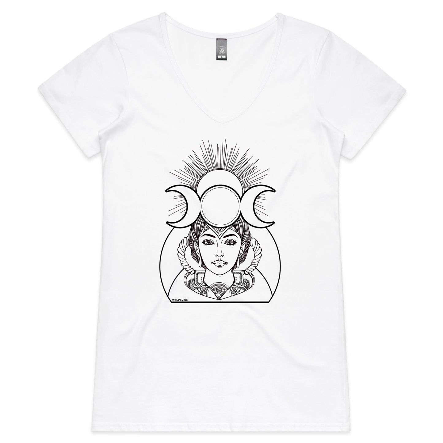 Goddess - Womens V-Neck T-Shirt