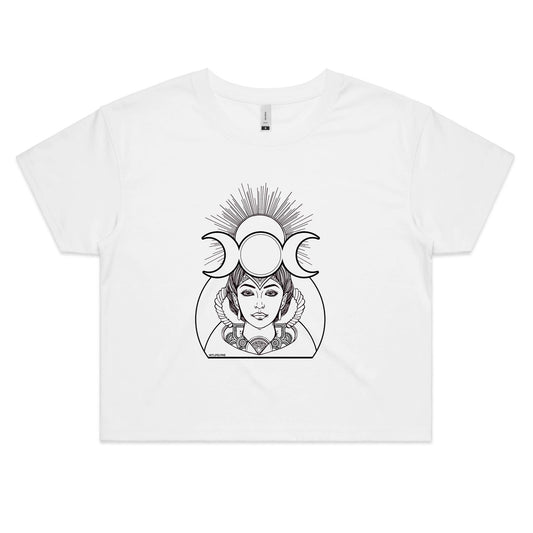 Goddess - Women's Crop Tee